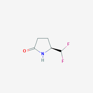 (5S)-5-(difluoromethyl)pyrrolidin-2-one