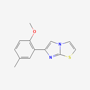6-(2-Methoxy-5-methylphenyl)imidazo[2,1-b][1,3]thiazole