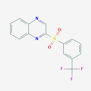 2-{[3-(Trifluoromethyl)phenyl]sulfonyl}quinoxaline