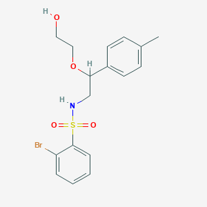 2-bromo-N-(2-(2-hydroxyethoxy)-2-(p-tolyl)ethyl)benzenesulfonamide