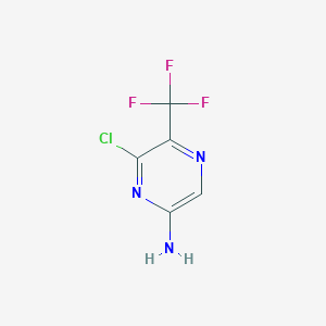 6-Chloro-5-(trifluoromethyl)pyrazin-2-amine