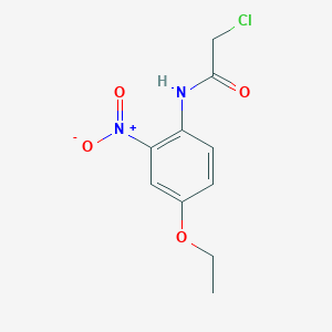 molecular formula C10H11ClN2O4 B2692843 2-chloro-N-(4-ethoxy-2-nitrophenyl)acetamide CAS No. 380195-34-6