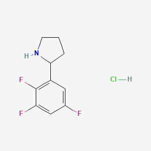 2-(2,3,5-Trifluorophenyl)pyrrolidine;hydrochloride