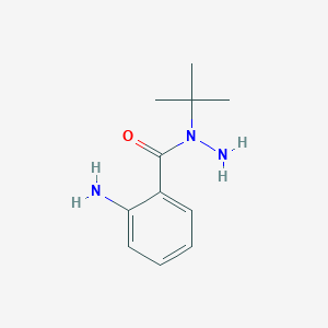 molecular formula C11H17N3O B2692862 2-amino-N-tert-butylbenzohydrazide CAS No. 866157-45-1