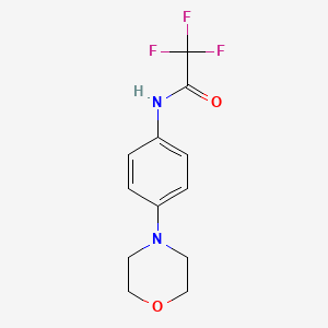 molecular formula C12H13F3N2O2 B2692908 2,2,2-trifluoro-N-(4-morpholinophenyl)acetamide CAS No. 330566-29-5