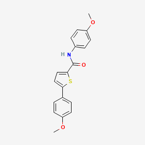 molecular formula C19H17NO3S B2692932 N,5-bis(4-methoxyphenyl)-2-thiophenecarboxamide CAS No. 344263-82-7