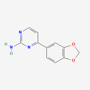 4-(1,3-Benzodioxol-5-yl)pyrimidin-2-amine