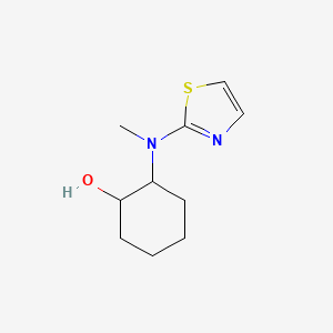 molecular formula C10H16N2OS B2692942 2-[Methyl(1,3-thiazol-2-yl)amino]cyclohexan-1-ol CAS No. 1594498-39-1
