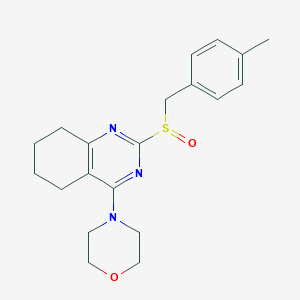 4-Methylbenzyl 4-morpholino-5,6,7,8-tetrahydro-2-quinazolinyl sulfoxide
