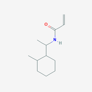 molecular formula C12H21NO B2692966 N-[1-(2-Methylcyclohexyl)ethyl]prop-2-enamide CAS No. 2224371-41-7