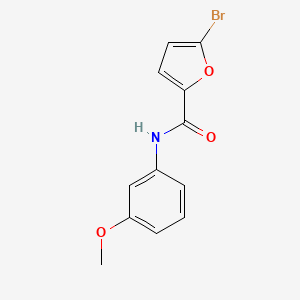 molecular formula C12H10BrNO3 B2692967 5-bromo-N-(3-methoxyphenyl)furan-2-carboxamide CAS No. 75991-00-3