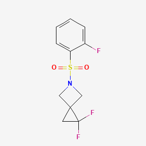 2,2-Difluoro-5-(2-fluorophenyl)sulfonyl-5-azaspiro[2.3]hexane