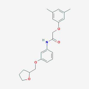 2-(3,5-dimethylphenoxy)-N-[3-(tetrahydro-2-furanylmethoxy)phenyl]acetamide