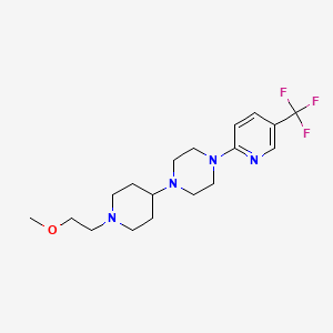 1-(1-(2-Methoxyethyl)piperidin-4-yl)-4-(5-(trifluoromethyl)pyridin-2-yl)piperazine