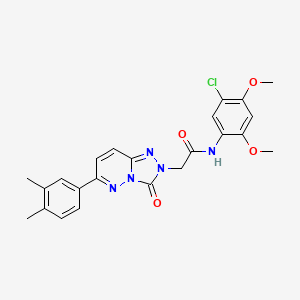 6-[4-(4-chlorobenzoyl)piperazin-1-yl]-1,3-diisopropylpyrimidine-2,4(1H,3H)-dione