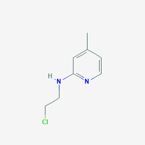 molecular formula C8H11ClN2 B2693014 N-(2-chloroethyl)-4-methylpyridin-2-amine CAS No. 1260791-54-5
