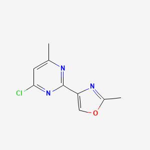 4-(4-Chloro-6-methylpyrimidin-2-yl)-2-methyl-1,3-oxazole