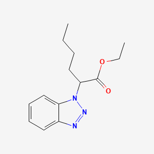 Ethyl 2-(1H-1,2,3-benzotriazol-1-yl)hexanoate