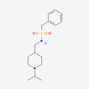 N-((1-isopropylpiperidin-4-yl)methyl)-1-phenylmethanesulfonamide