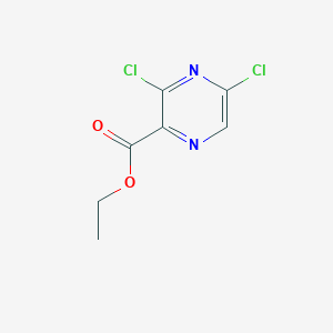 molecular formula C7H6Cl2N2O2 B2693040 Ethyl 3,5-dichloropyrazine-2-carboxylate CAS No. 313339-91-2