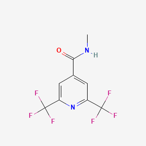 molecular formula C9H6F6N2O B2693061 N-methyl-2,6-bis(trifluoromethyl)isonicotinamide CAS No. 1092344-28-9