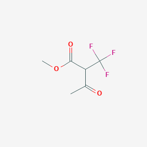 molecular formula C6H7F3O3 B2693070 甲酸甲酯3-氧代-2-(三氟甲基)丁酸 CAS No. 93885-06-4