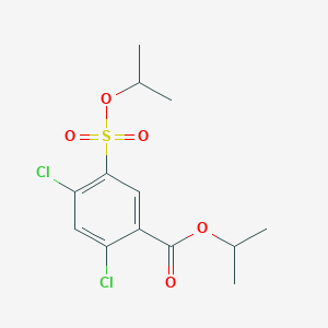 Propan-2-yl 2,4-dichloro-5-propan-2-yloxysulfonylbenzoate