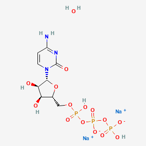 molecular formula C9H18N3Na2O15P3 B2693079 胞嘧啶5'-三磷酸二钠 CAS No. 652154-13-7