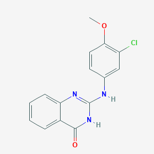 2-((3-chloro-4-methoxyphenyl)amino)quinazolin-4(3H)-one