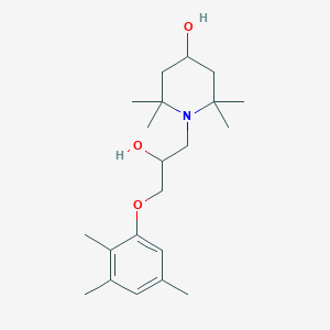 1-(2-Hydroxy-3-(2,3,5-trimethylphenoxy)propyl)-2,2,6,6-tetramethylpiperidin-4-ol