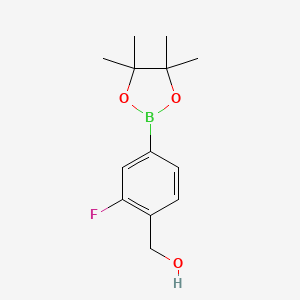 (2-Fluoro-4-(4,4,5,5-tetramethyl-1,3,2-dioxaborolan-2-yl)phenyl)methanol