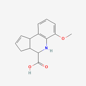 6-Methoxy-3a,4,5,9b-tetrahydro-3H-cyclopenta[c]quinoline-4-carboxylic acid
