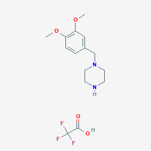 1-(3,4-Dimethoxy-benzyl)-piperazine trifluoroacetate