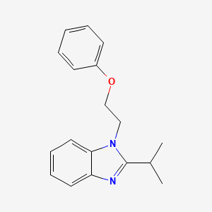 1-(2-Phenoxyethyl)-2-propan-2-ylbenzimidazole