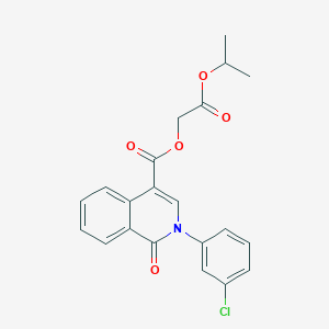 N-[4-(3-{[(2-ethoxyphenyl)amino]sulfonyl}-4-methylphenyl)-3-methylisoxazol-5-yl]acetamide