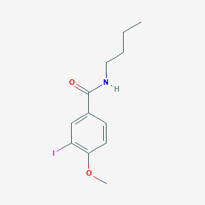 molecular formula C12H16INO2 B269315 N-butyl-3-iodo-4-methoxybenzamide 