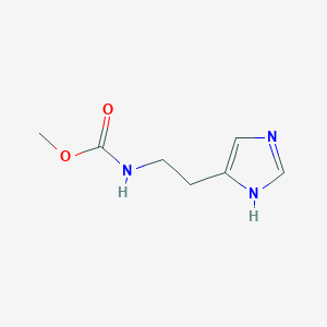 molecular formula C7H11N3O2 B2693157 甲基 N-[2-(1H-咪唑-5-基)乙基]碳酸甲酯 CAS No. 1479082-84-2