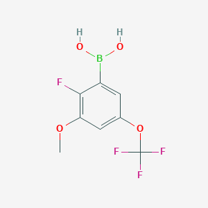 2-Fluoro-3-methoxy-5-(trifluoromethoxy)phenylboronic acid