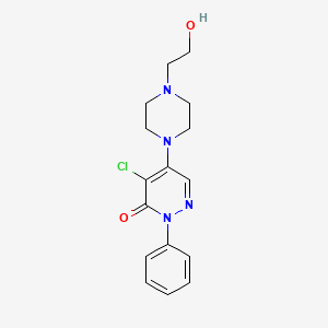 4-chloro-5-[4-(2-hydroxyethyl)piperazin-1-yl]-2-phenylpyridazin-3(2H)-one