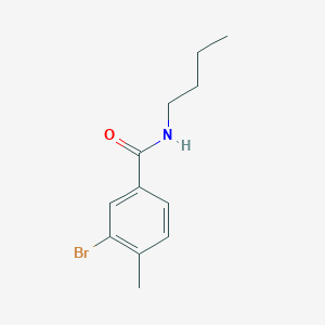 molecular formula C12H16BrNO B269317 3-bromo-N-butyl-4-methylbenzamide 