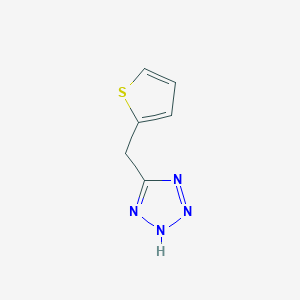 molecular formula C6H6N4S B2693172 5-Thiophen-2-ylmethyl-2H-tetrazole CAS No. 120855-12-1