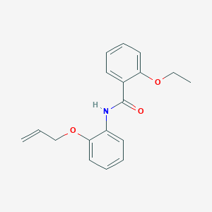 molecular formula C18H19NO3 B269321 N-[2-(allyloxy)phenyl]-2-ethoxybenzamide 