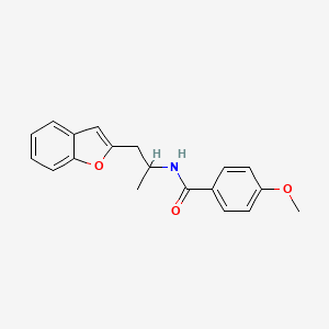 N-(1-(benzofuran-2-yl)propan-2-yl)-4-methoxybenzamide