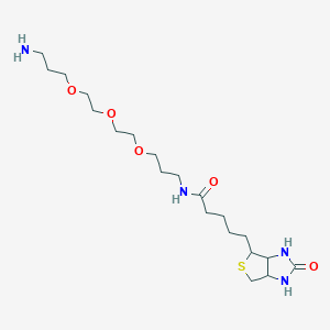 molecular formula C20H38N4O5S B2693226 Biotin-Teg-Nh2 Tfa CAS No. 1334172-59-6