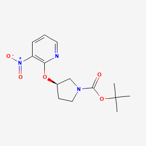 (R)-tert-Butyl 3-(3-nitropyridin-2-yloxy)pyrrolidine-1-carboxylate