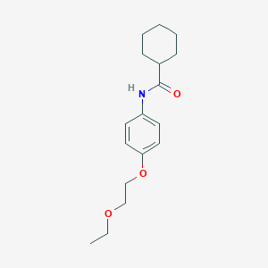 N-[4-(2-ethoxyethoxy)phenyl]cyclohexanecarboxamide