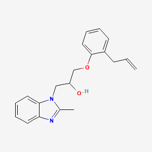 1-(2-Methylbenzimidazol-1-yl)-3-(2-prop-2-enylphenoxy)propan-2-ol