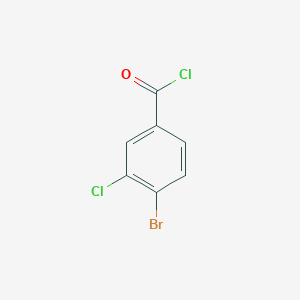 molecular formula C7H3BrCl2O B2693281 4-Bromo-3-chlorobenzoyl chloride CAS No. 21900-32-3