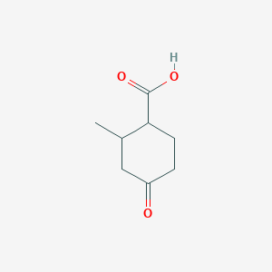 molecular formula C8H12O3 B2693282 2-Methyl-4-oxocyclohexane-1-carboxylic acid CAS No. 115989-20-3