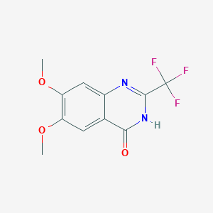 6,7-dimethoxy-2-(trifluoromethyl)quinazolin-4(3H)-one